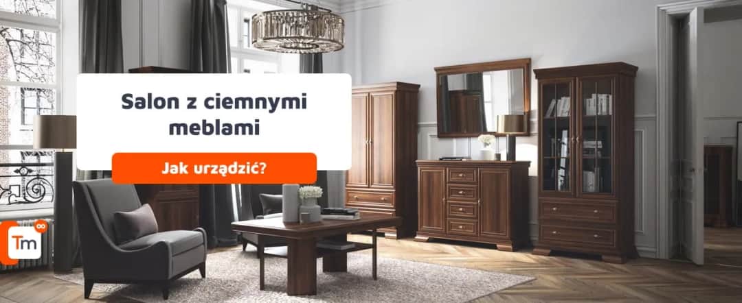 Jaki kolor do salonu z ciemnymi meblami, aby uniknąć przytłoczenia?