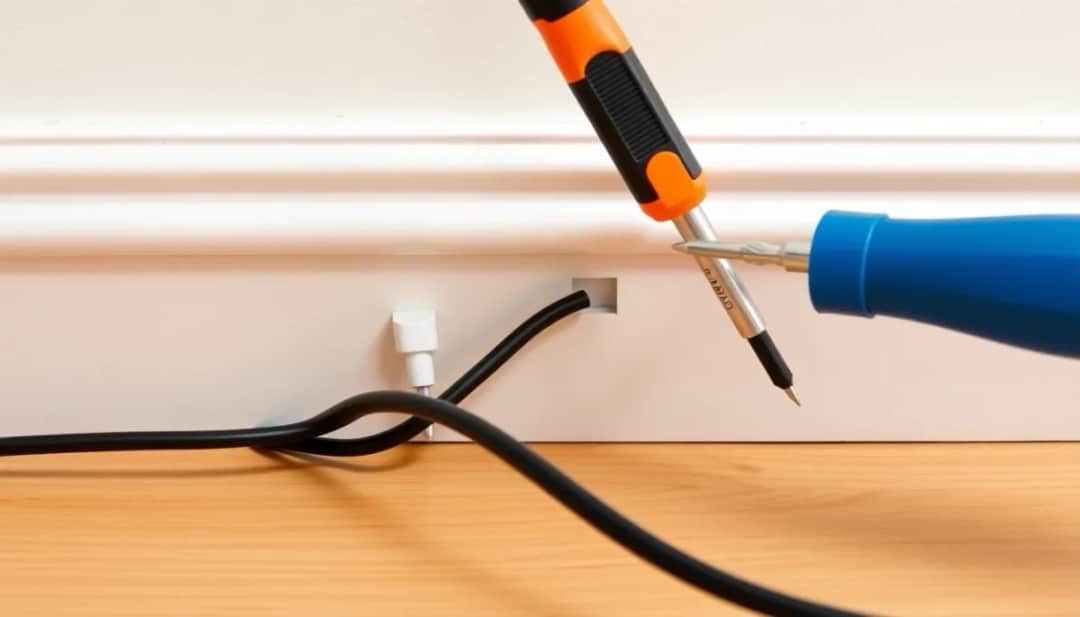 Jak schować kable w listwie przypodłogowej - uniknij bałaganu w domu